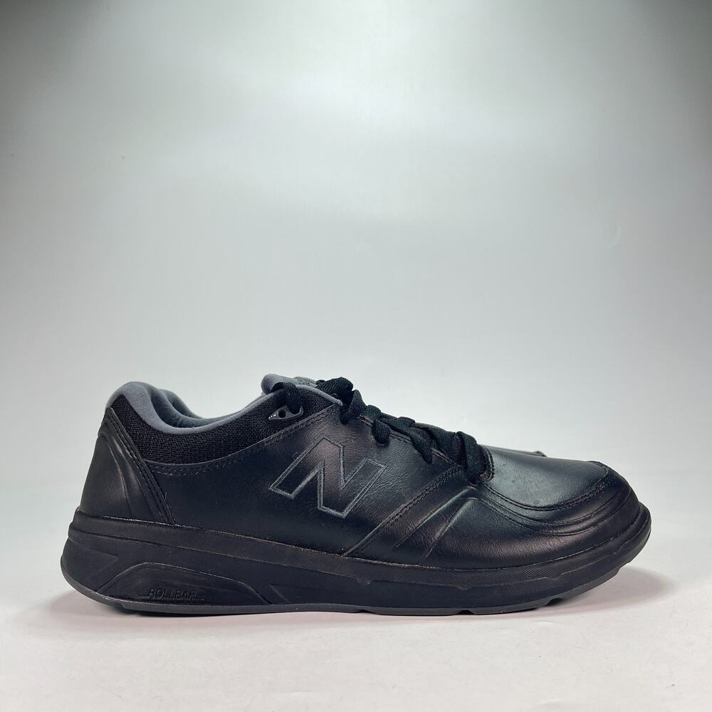 New Balance 813 Black Leather Walking Shoes WW813BK Women's Size 13 Men's 11.5